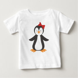 Niedlicher Pinguin, kleiner Pinguin, Pinguin mit B Baby T-shirt