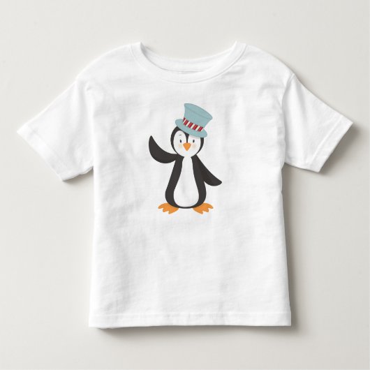 Niedlicher Pinguin, kleiner Pinguin, Pinguin mit H Kleinkind T-shirt (Vorderseite)
