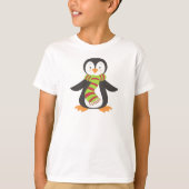 Niedlicher Pinguin, kleiner Pinguin, Pinguin mit K T-Shirt (Vorderseite)