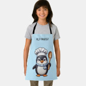 Niedlicher Pinguin-Koch Personalisieren der Schürz Schürze (Insitu)