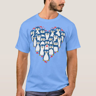 Niedlicher Pinguin Liebe des Herzens, tierische Lo T-Shirt
