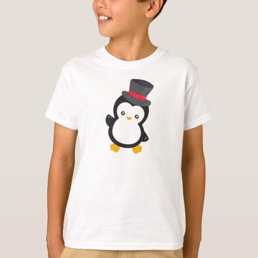 Niedlicher Pinguin, Little Pinguin, Top Hat (Vorderseite)
