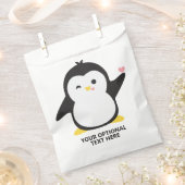 Niedlicher Pinguin mit benutzerdefiniertem Text Geschenktütchen (Ausgeschnitten)