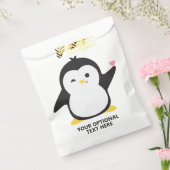 Niedlicher Pinguin mit benutzerdefiniertem Text Geschenktütchen (Versiegelt)