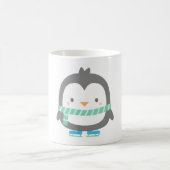 Niedlicher Pinguin mit Scarf Kaffeetasse (Mittel)
