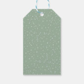 Niedlicher Pinguin mit Weihnachtsgeschenken im Sch Geschenkanhänger (Rückseite)