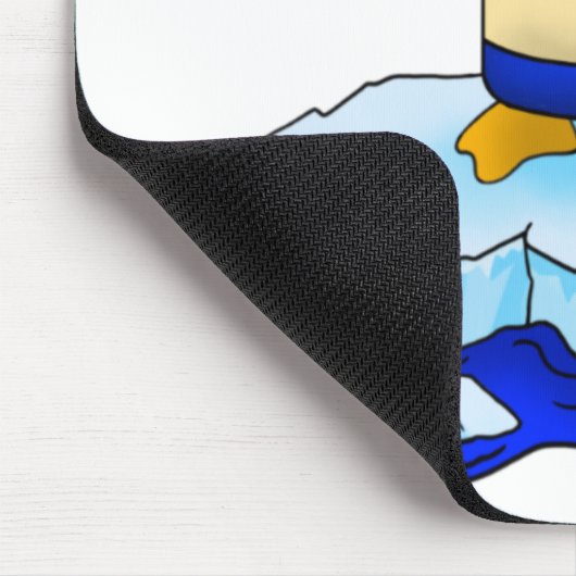 Niedlicher Pinguin Mousepad (Ecke)