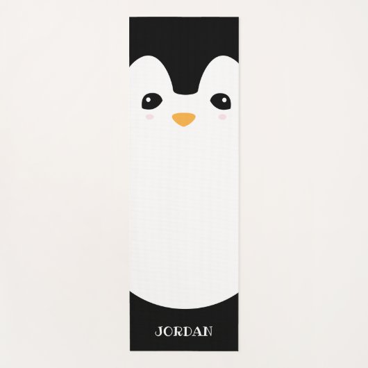 Niedlicher Pinguin Niedlich Personalisiert Moderne Yogamatte (Vorderseite)