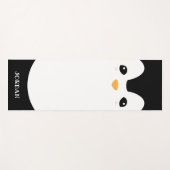 Niedlicher Pinguin Niedlich Personalisiert Moderne Yogamatte (Vorderseite (Horizontal))