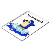 Niedlicher Pinguin Notizblock (Linke Seite)