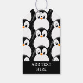 Niedlicher Pinguin-Pinguin Geschenkanhänger (Vorderseite)