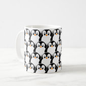 Niedlicher Pinguin-Pinguin Kaffeetasse (Vorderseite Links)