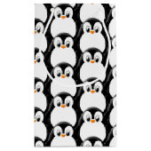 Niedlicher Pinguin-Pinguin Kleine Geschenktüte (Rückseite)
