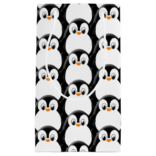 Niedlicher Pinguin-Pinguin Kleine Geschenktüte (Vorderseite)