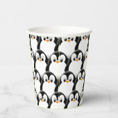 Niedlicher Pinguin-Pinguin Pappbecher (Rechts)