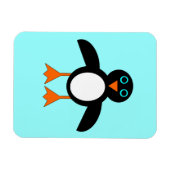 Niedlicher Pinguin Premium Magnet (Horizontal)