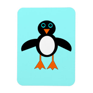 Niedlicher Pinguin Premium Magnet
