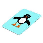 Niedlicher Pinguin Premium Magnet (Linke Seite)