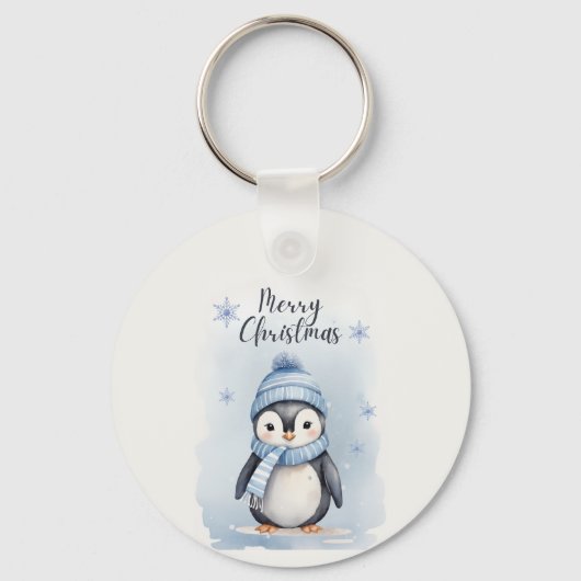 "Niedlicher Pinguin" Schlüsselanhänger (Vorderseite)