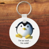 niedlicher Pinguin-Schlüsselanhänger Schlüsselanhänger (Vorderseite)