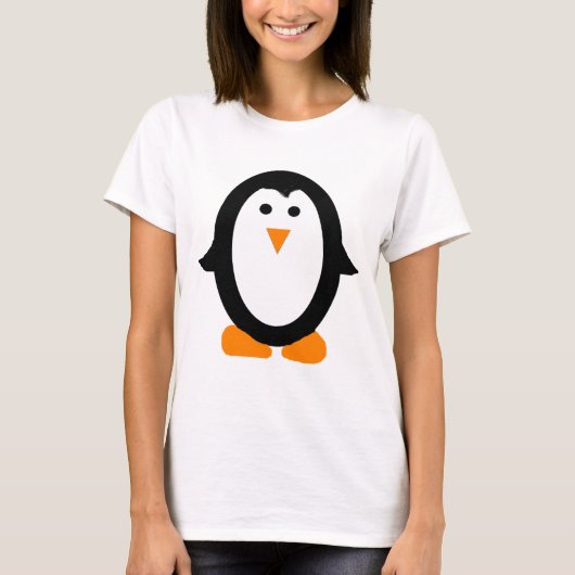 Niedlicher Pinguin-Tank T-Shirt (Vorderseite)