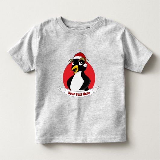 Niedlicher Pinguin Weihnachten Cartoon Kleinkind T Kleinkind T-shirt (Vorderseite)