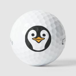 Niedlicher Pinguin Weihnachten Personalisiert Call Golfball