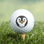 Niedlicher Pinguin Weihnachten Personalisiert Call Golfball (Insitu T-Shirt)