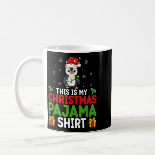 Niedlicher Pinguin Weihnachten Weihnachten Das ist Kaffeetasse (Links)