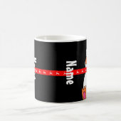 Niedlicher Pinguin Weihnachten Weihnachten Kaffee Kaffeetasse (Mittel)