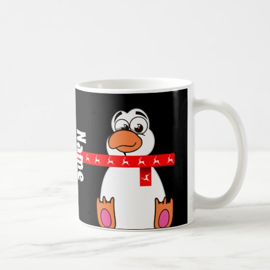 Niedlicher Pinguin Weihnachten Weihnachten Kaffee Kaffeetasse (Rechts)