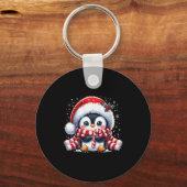 Niedlicher Pinguin Weihnachten Weihnachten Weihnac Schlüsselanhänger (Vorderseite)