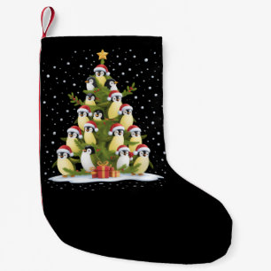 Niedlicher Pinguin-Weihnachtsbaum Lustiger Feierta Kleiner Weihnachtsstrumpf