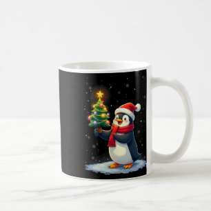 Niedlicher Pinguin Weihnachtsbaum Pajama Girls Boy Kaffeetasse