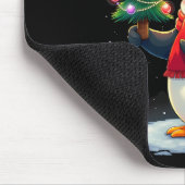 Niedlicher Pinguin Weihnachtsbaum Pajama Girls Boy Mousepad (Ecke)