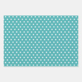 Niedlicher Pinguin Winter Cartoon Blau Geschenkpapier Set (Vorderseite 2)