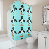 Niedlicher Pinguinduschvorhang Duschvorhang (Beispiel)