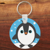 Niedlicher Pinguinkeyring Schlüsselanhänger (Vorderseite)