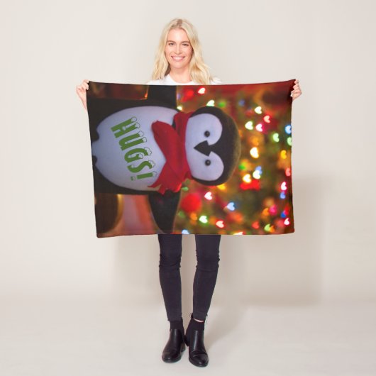 Niedlicher Pinguinwurzel Fleecedecke (Beispiel)