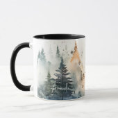 Niedlicher Pinienwald Tasse (Links)