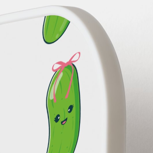 Niedlicher Pink-Bogen-Druck Pickleball Schläger (Linke Seite)