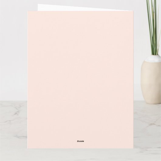 Niedlicher Pink Bow und süßer Roter Kirsche Weihna Karte (Rückseite)