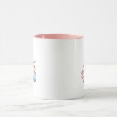 Niedlicher Pink Chat Kaffee Cup Tasse (Zentrum)
