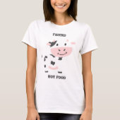 Niedlicher Pink Cow Friend T-Shirt (Vorderseite)