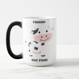 Niedlicher Pink Cow Friend Verwandlungstasse