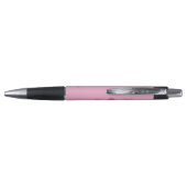 Niedlicher Pink Kawaii Pen mit Herz, Sternen und K Kugelschreiber (Rückseite)