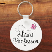 Niedlicher Pink-Professor Schlüsselanhänger (Vorderseite)