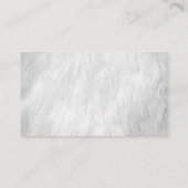 Niedlicher Pink Shimmer Dog Pet Grooming Service Visitenkarte (Rückseite)