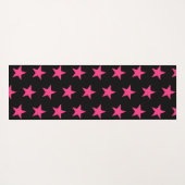 Niedlicher Pink Star Pattern Long Yoga Mat Yogamatte (Rückseite (Horizontal))