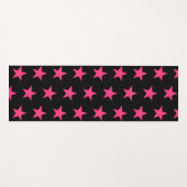 Niedlicher Pink Star Pattern Long Yoga Mat Yogamatte (Vorderseite (Horizontal))